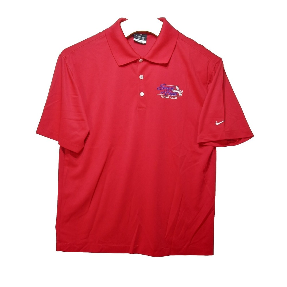 Spirit Of Flight Pilot Club M Nike Dri-Fit Short Sleeve Shirt Aviation Flying - Picture 2 of 10